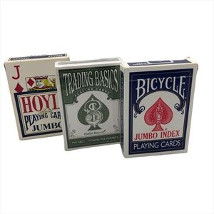 Lot of 3 Playing Cards Trading Basics/Hoyle/Bicycle Playing Cards